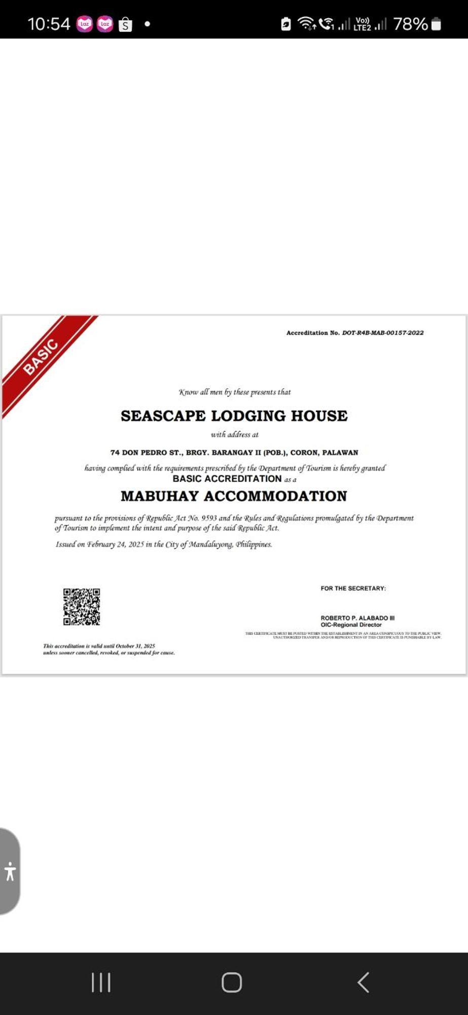 Seascape Lodging House Coron Luaran gambar